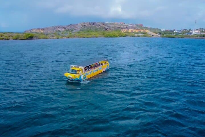 Bus That Drives Into the Ocean Unique Curacao Amphibious Tour
