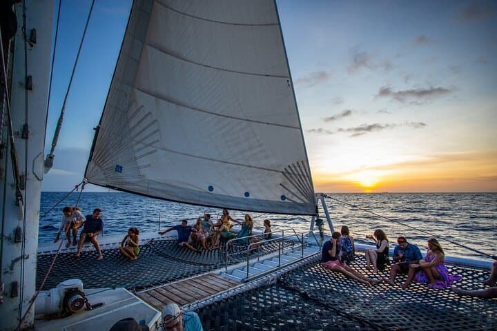 Catamaran Sunset Cruise with open bar and bites