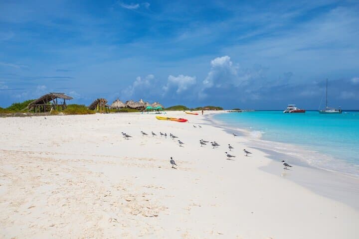 Klein Curacao Sunset Cruise with Open Bar and BBQ