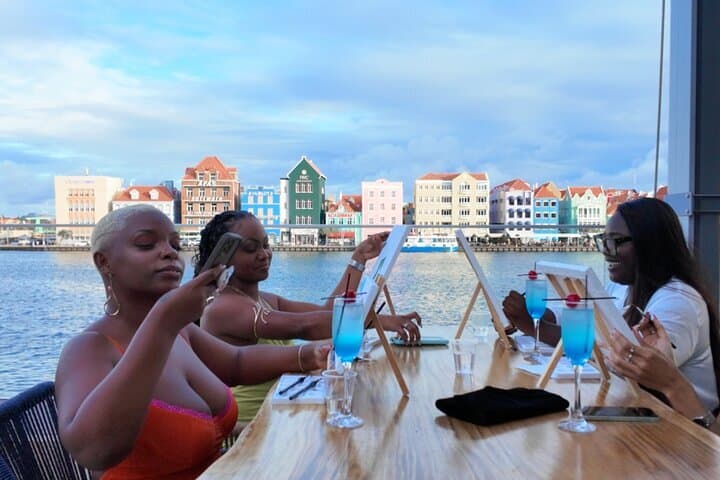 Sunset Sip and Paint Overlooking Curacao Iconic Skyline